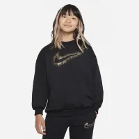 Nike Sportswear Icon Fleece Big детские (Girls') свитшот цвет черный