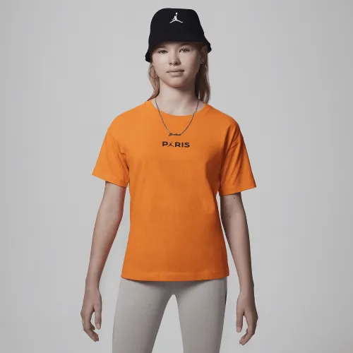 Nike Jordan Paris Saint-Germain Tee Big Kids футболка Orange