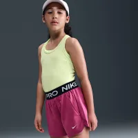 Nike Pro Fleece Big детские (Girls') Dri-FIT шорты цвет фиолетовый