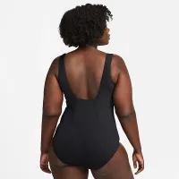 Nike Essential жіноча U-Back One-Piece Swimsuit (великі розміри) колір чорний