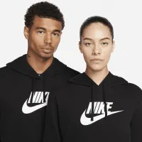 Nike Sportswear Club Fleece жіноча Logo Pullover Толстовка з капюшоном колір чорний