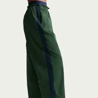 Nike Sportswear женская Loose С высокой Талией Parachute Pants цвет зеленый