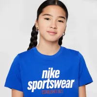 Nike Sportswear Big дитячі футболка блакитний