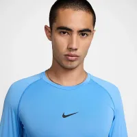 Nike Pro чоловічі Dri-FIT Tight Long-Sleeve Fitness Top блакитний