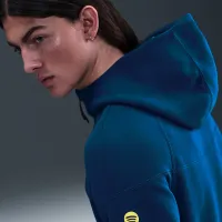 FC Barcelona Tech Windrunner Fourth мужские Nike Soccer Fleece Full-Zip Куртка синий