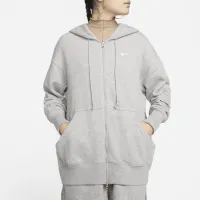 Nike Sportswear Phoenix Fleece жіноча оверсайз Full-Zip Толстовка з капюшоном колір сірий