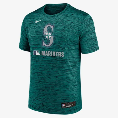Seattle Mariners Authentic Collection Velocity чоловічі Nike Dri-FIT MLB футболка колір зелений
