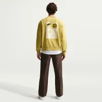 Nike SB Fleece Skate Crew колір коричневий