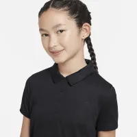 Nike Dri-FIT Victory Big детские (Girls') для гольфа Polo цвет черный