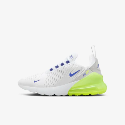 Nike Air Max 270 Big детские Кроссовки цвет белый