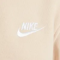 Nike Sportswear Club Big детские (Girls') Fleece 1/2-Zip Top цвет коричневый