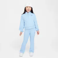 Nike Game, Swoosh, Match! Little детские Quarter-Zip Ribbed Top and лосины набор синий