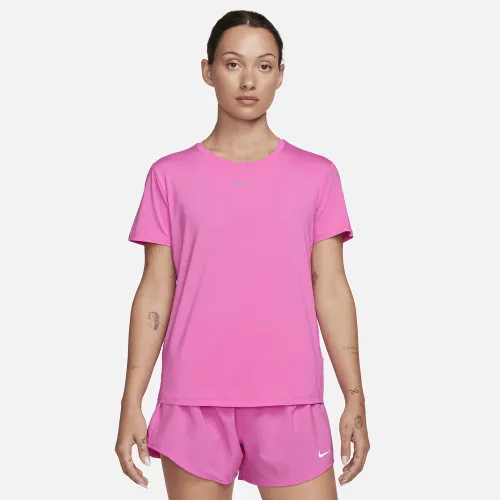 Nike One Classic жіноча Dri-FIT Short-Sleeve Top колір червоний
