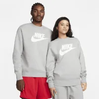 Nike Sportswear Club Fleece чоловічі Graphic Crew колір сірий