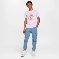 Nike Sportswear Big дитячі футболка колір фіолетовий