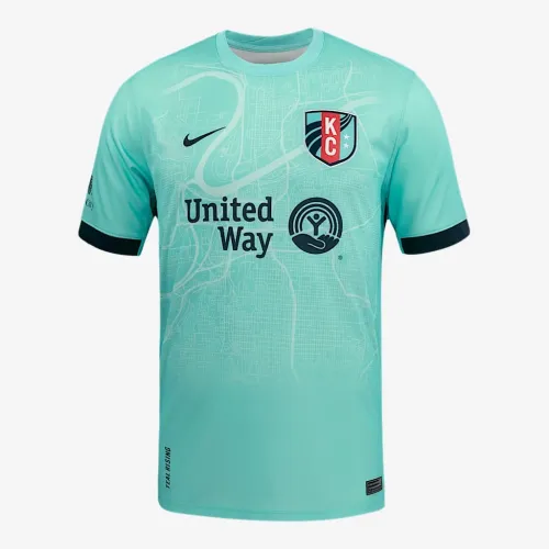 KC Current 2025 Stadium Away чоловічі Nike Dri-FIT NWSL Replica Jersey колір зелений