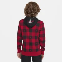 Nike Jordan Big детские (для мальчиков) Pullover Толстовка с капюшоном цвет красный