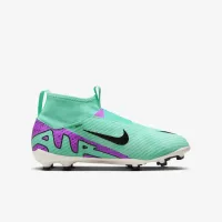 Nike Jr. Mercurial Superfly 9 Pro Little/Big дитячі Firm-Ground High-Top футбольні бутси колір зелений