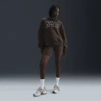 Nike Sportswear Phoenix Fleece женская Over-оверсайз Толстовка с капюшоном цвет коричневый