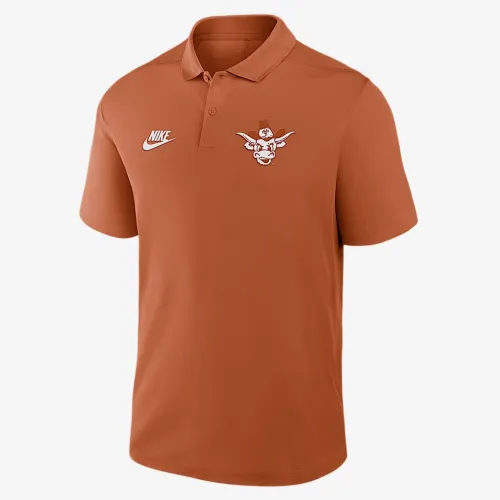 Texas Longhorns Primetime Victory Legacy Vault Logo чоловічі Nike Dri-FIT College Polo Orange