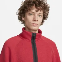 Nike Sportswear Tech Fleece мужские 1/2-Zip свитшот цвет красный