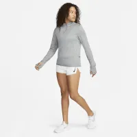 Nike Swift Element жіноча UV Protection 1/4-Zip Running Top колір сірий