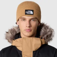 Шапка The North Face Logo Box Beanie 0A3FJXI0J1 - бежевая