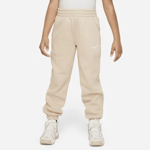 Nike Sportswear Club Fleece Big дитячі Loose Pants колір коричневий