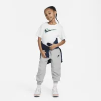 Nike Meta-Morph Little дитячі Graphic футболка колір білий