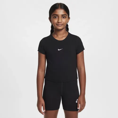 Nike Sportswear Big дитячі (Girls') Cropped футболка колір чорний