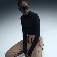 Nike Sportswear Tech Fleece жіноча Mid-Rise Joggers колір коричневий