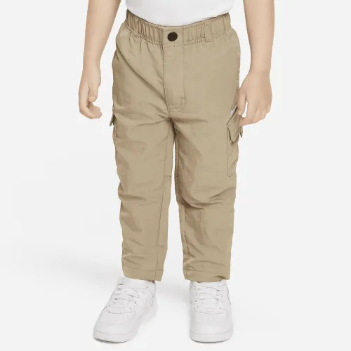 Nike Woven Cargo Pants Toddler Pants колір коричневий