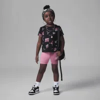 Nike Jordan Icon Play Bike шорты набор Toddler 2-Piece набор Pink