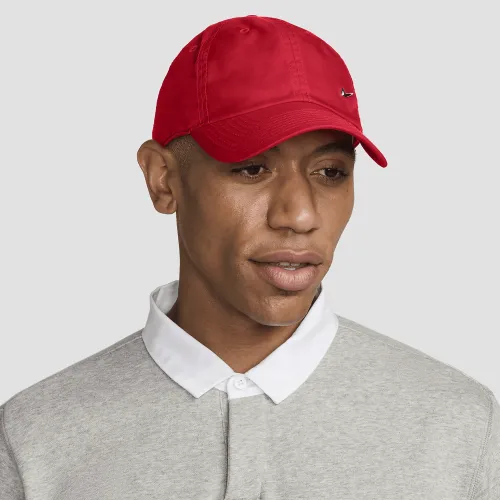 Nike Dri-FIT Club Unstructuцвет красный Metal Swoosh Cap цвет красный