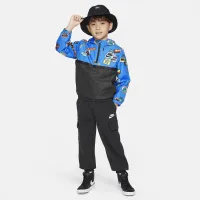 Nike Half-Zip Print Blocked Anorak Little дитячі Куртка блакитний