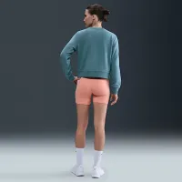 Nike Dri-FIT One женская Crew-Neck French Terry свитшот синий