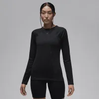Nike Jordan Sport Double Threat женская Long-Sleeve Top цвет черный