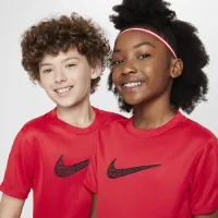 Nike Trophy23 Big детские Dri-FIT Short-Sleeve Top цвет красный