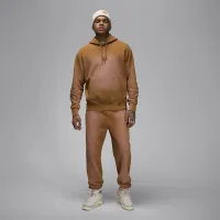 Nike Jordan Flight Fleece мужские Pullover Толстовка с капюшоном цвет коричневый