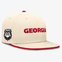 Georgia Bulldogs Primetime True чоловічі Nike Dri-FIT College Fitted Hat колір коричневий