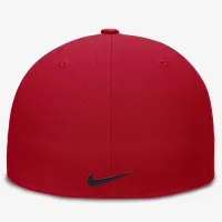 Atlanta Braves True мужские Nike Dri-FIT MLB Fitted Hat цвет красный