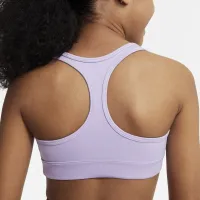 Nike Swoosh Big детские (Girls') Sports Bra цвет фиолетовый