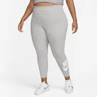 Nike Sportswear Classics женская С высокой Талией Graphic лосины (большие размеры) цвет серый