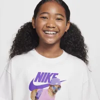 Nike Sportswear Big дитячі (Girls') футболка колір білий