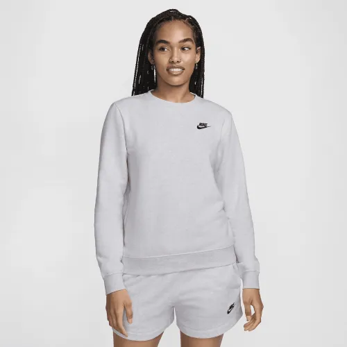 Nike Sportswear Club Fleece жіноча Crew-Neck світшот колір коричневий