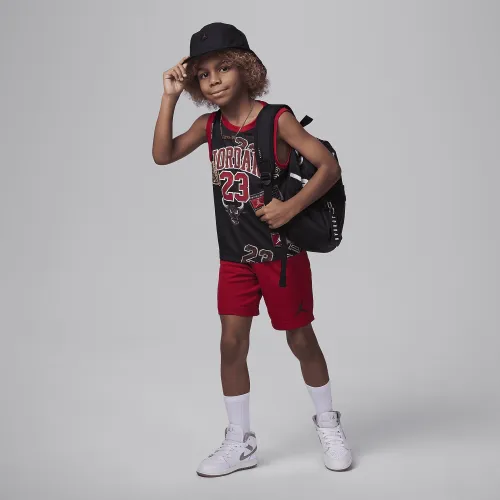Nike Jordan 23 Little дитячі 2-Piece Jersey комплект колір чорний