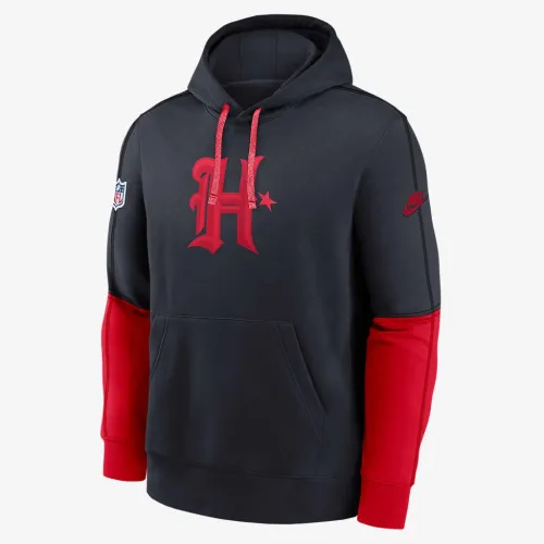Houston Texans Logo Team Issue Club чоловічі Nike NFL Pullover Толстовка з капюшоном блакитний