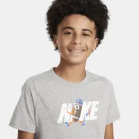 Nike Sportswear Big Kids' T-Shirt Grey