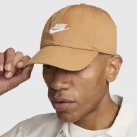 Nike Club Unstructuколір червоний Futura Wash Cap колір коричневий