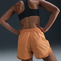 Nike Tempo женская Dri-FIT Mid-Rise Brief-Lined Running шорты Orange
